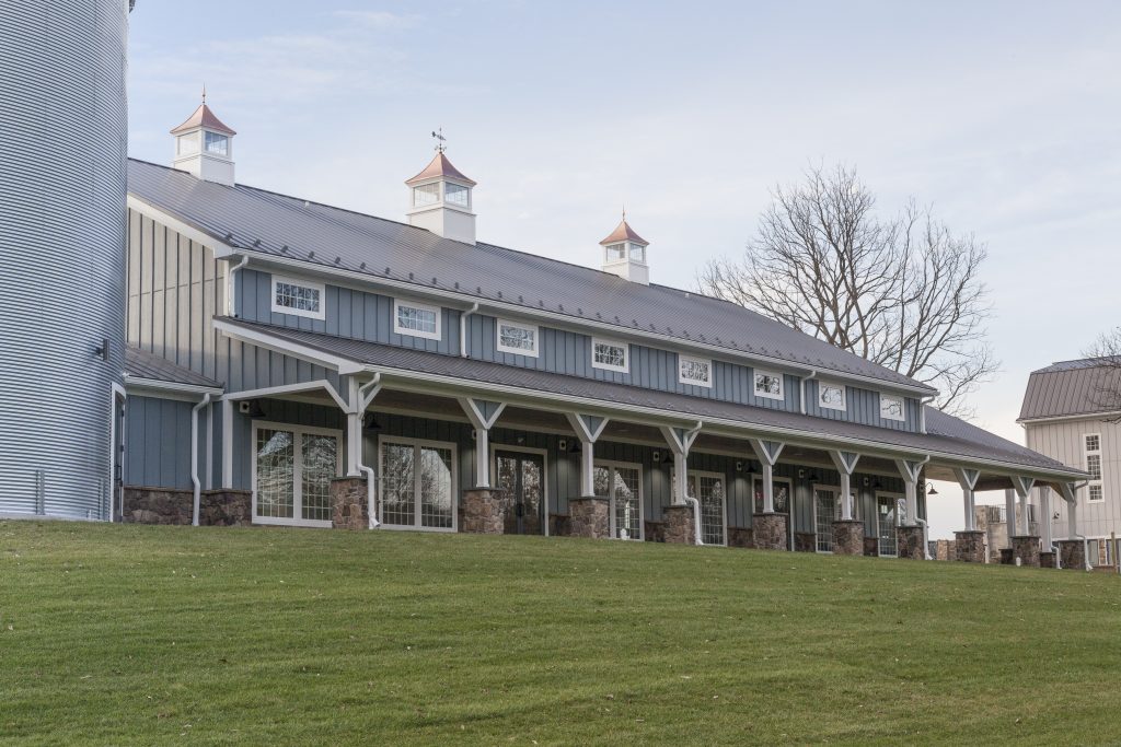 Maryland post frame building by Conestoga